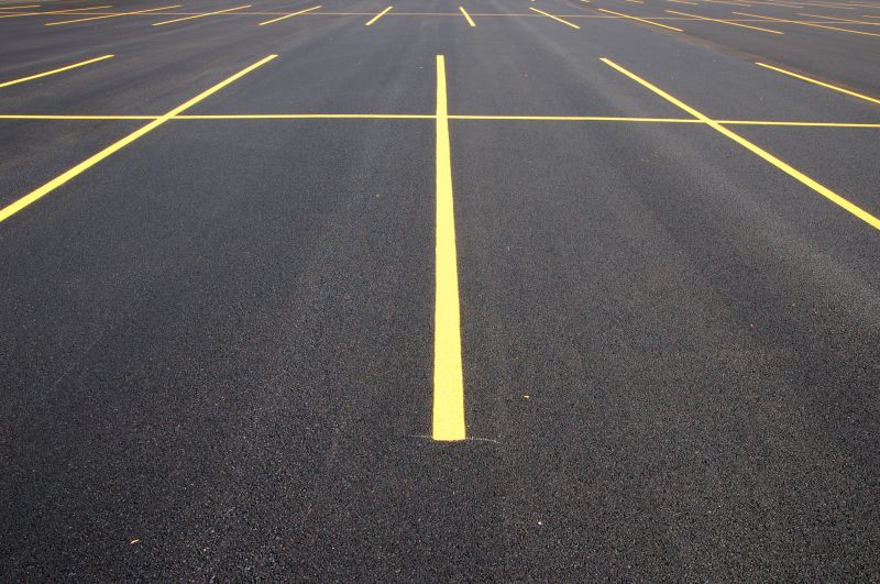Line Marking on Asphalt